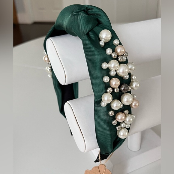 UnBranded Accessories - Pearl HEADBAND | NEW! | Knotted ~ GREEN COLOR!